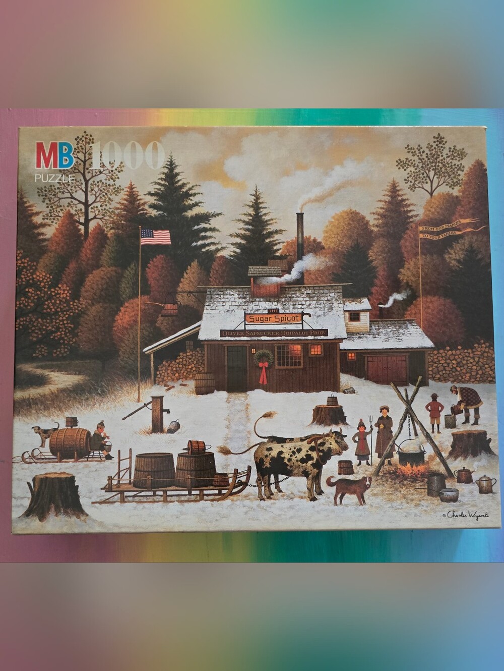 Vintage Charles Wysocki Americana Puzzle- Sugar Spigot